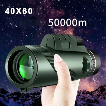 Telescopio Portátil Superzoom™ Visión Nocturna + Trípode + Soporte de Móvil Gratis