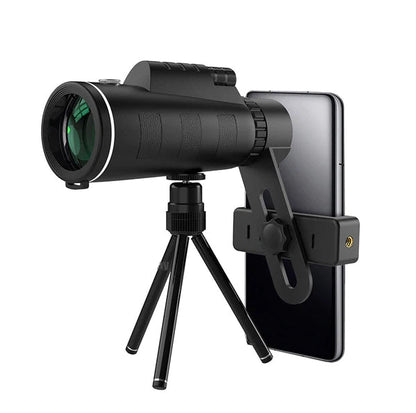 Telescopio Portátil Superzoom™ Visión Nocturna + Trípode + Soporte de Móvil Gratis